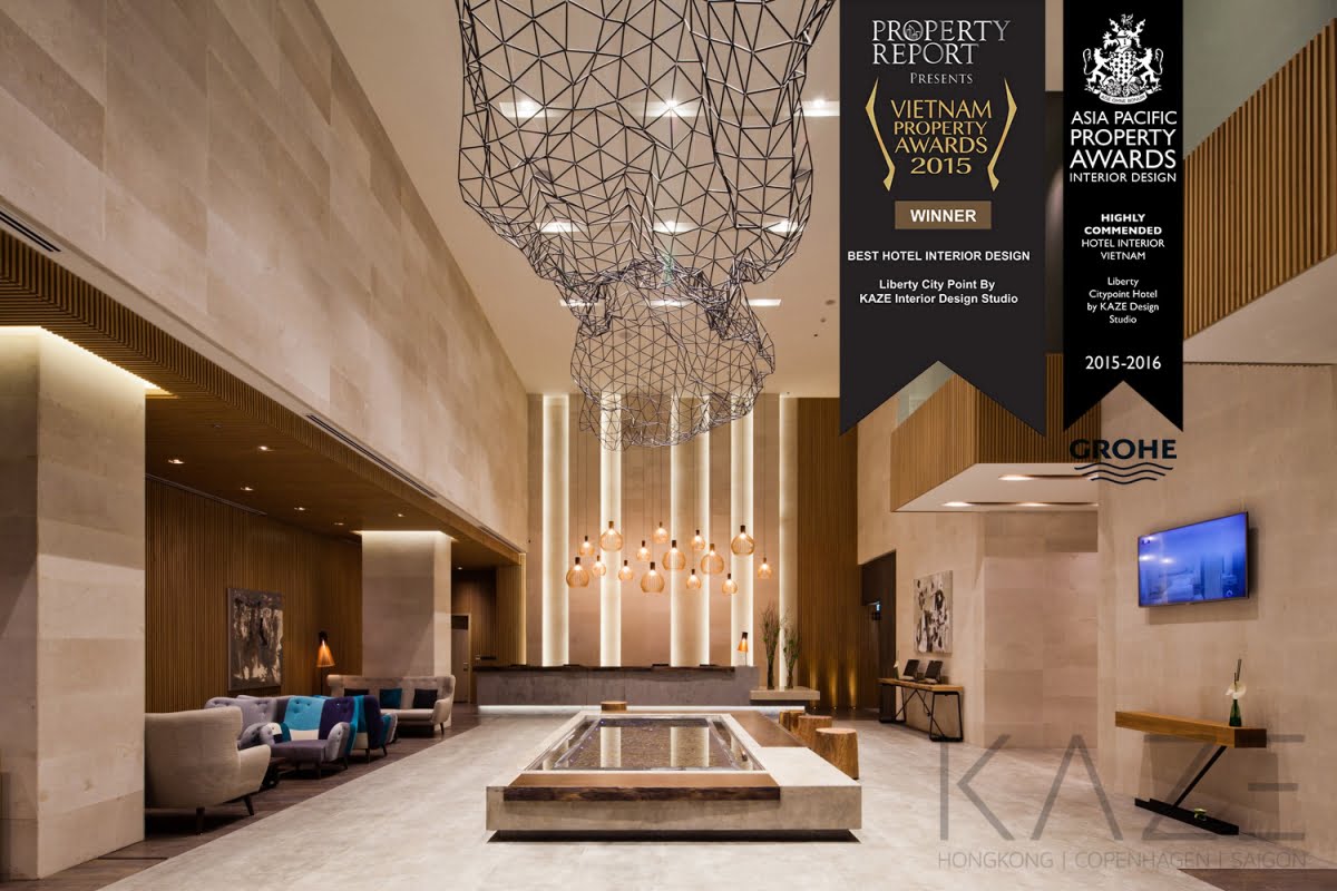 Giải Asia Pacific Property Awards về hạng mục thiết kế nội thất trong cho dự án Liberty Central Saigon Citypoint tại TP.HCM năm 2016