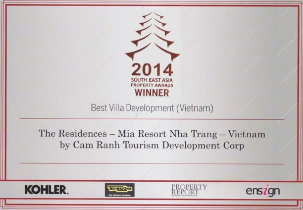 Các giải thưởng cho dự án tại Việt Nam của GFAB