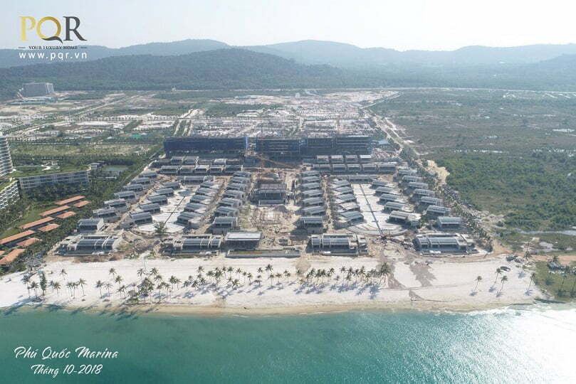 Cập nhật tiến độ dự án Phu Quoc Marina mới nhất tháng 10, 11/2018