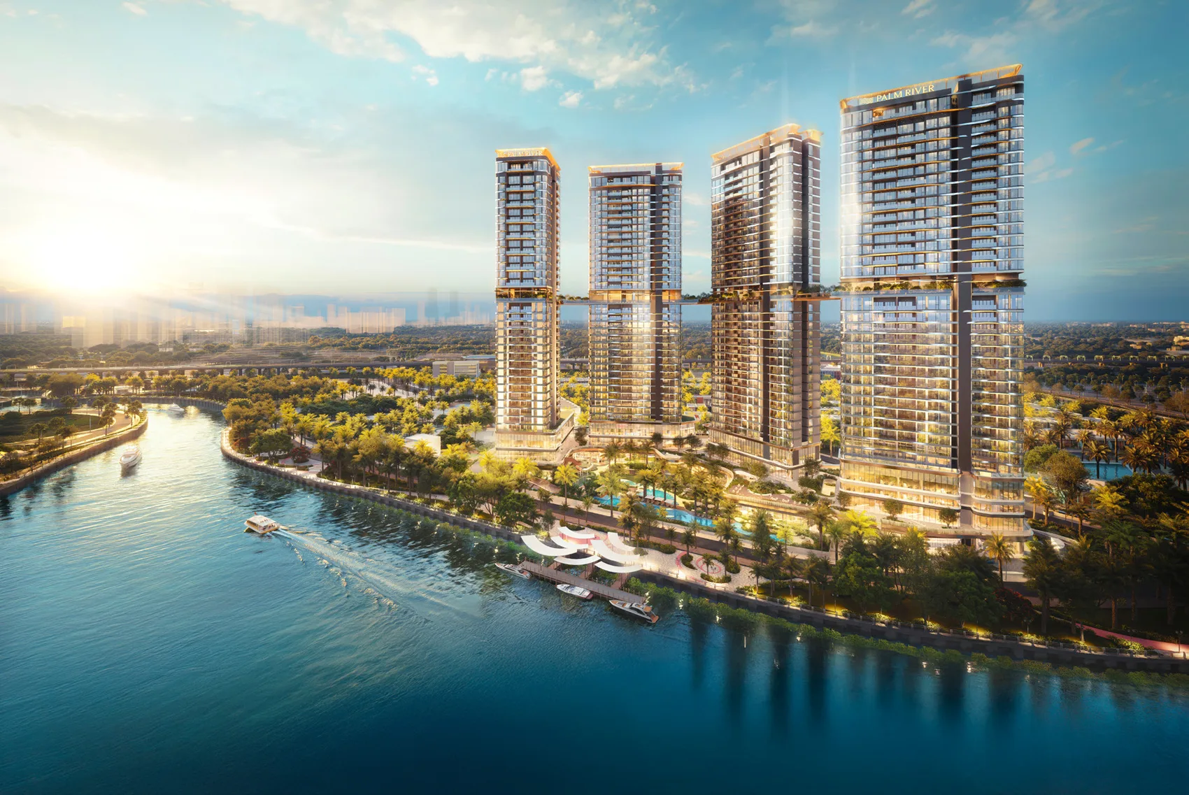 Phối cảnh sảnh đón Palm River