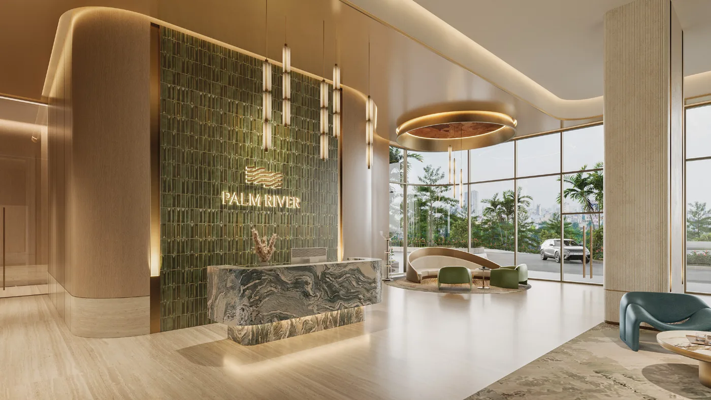 Phối cảnh nội thất: Sảnh đón