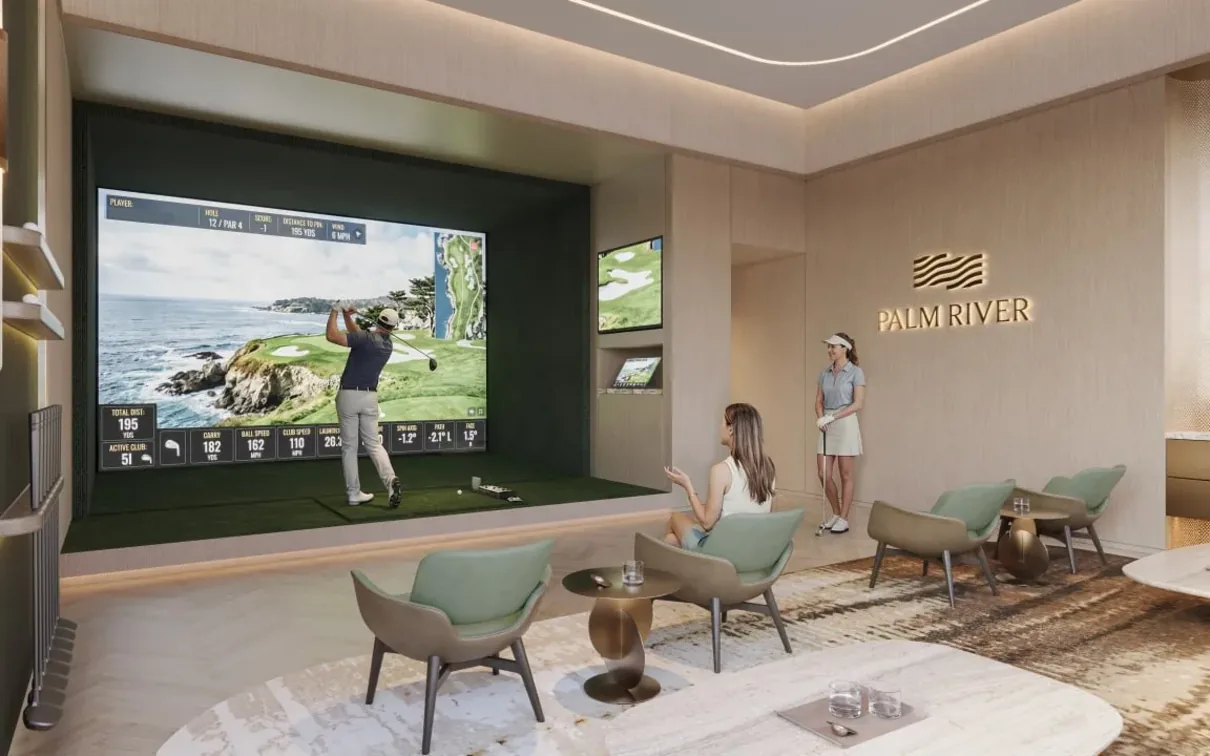 Phối cảnh tiện ích: Phòng golf 3D