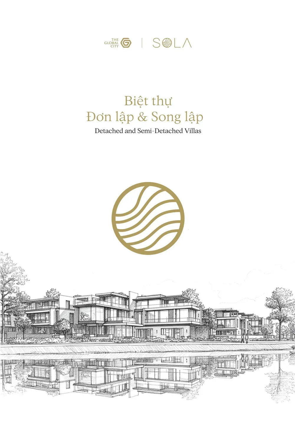 Phác thảo kiến trúc biệt thự SOLA The Global City