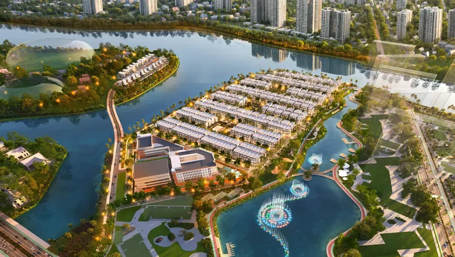 Toàn khu The Global City nhìn từ trên cao