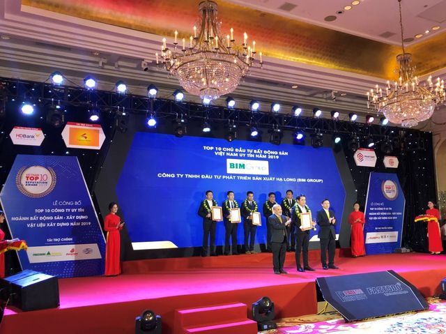 Công ty Bất động sản BIM Land - Tập đoàn BIM Group liên tiếp nhận nhiều giải thưởng uy tín