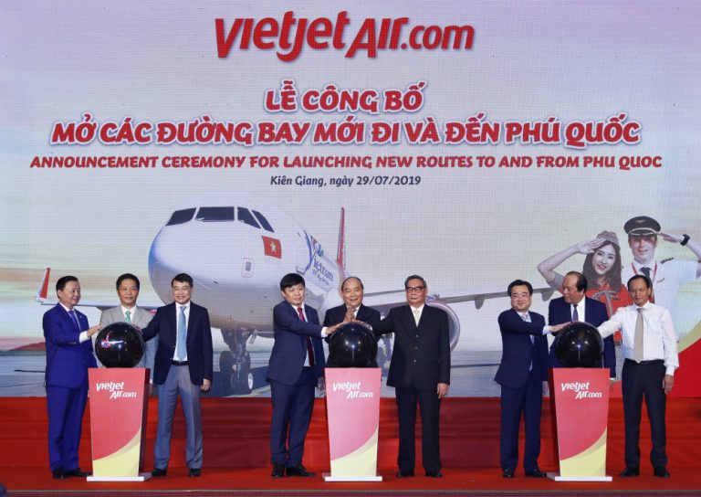 Vietjet công bố kế hoạch khai thác 6 đường bay đến và đi Phú Quốc PV