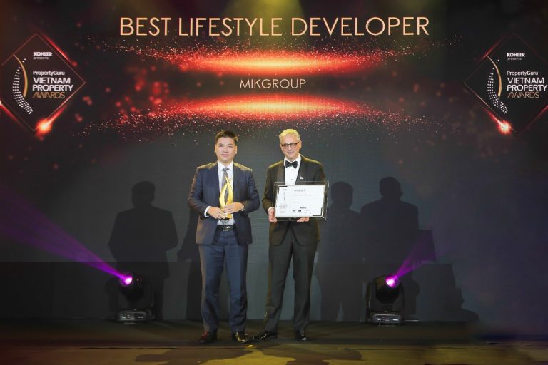 MIKGroup được Vietnam Property Adwards vinh danh nhà phát triển bất động sản phong cách sống tốt nhất