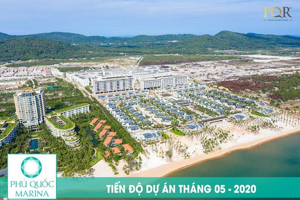 Tiến độ Khu dự án Phu Quoc Marina Tháng 5/2020