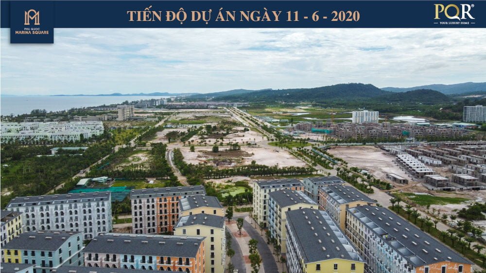 Tiến độ dự án Phú Quốc Marina Square tháng 6/2020