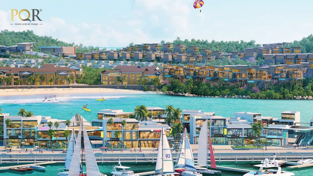 Hệ thống Commercial Villa siêu sang ven biển và Boutique Hotel tại The Sailing Bay.
