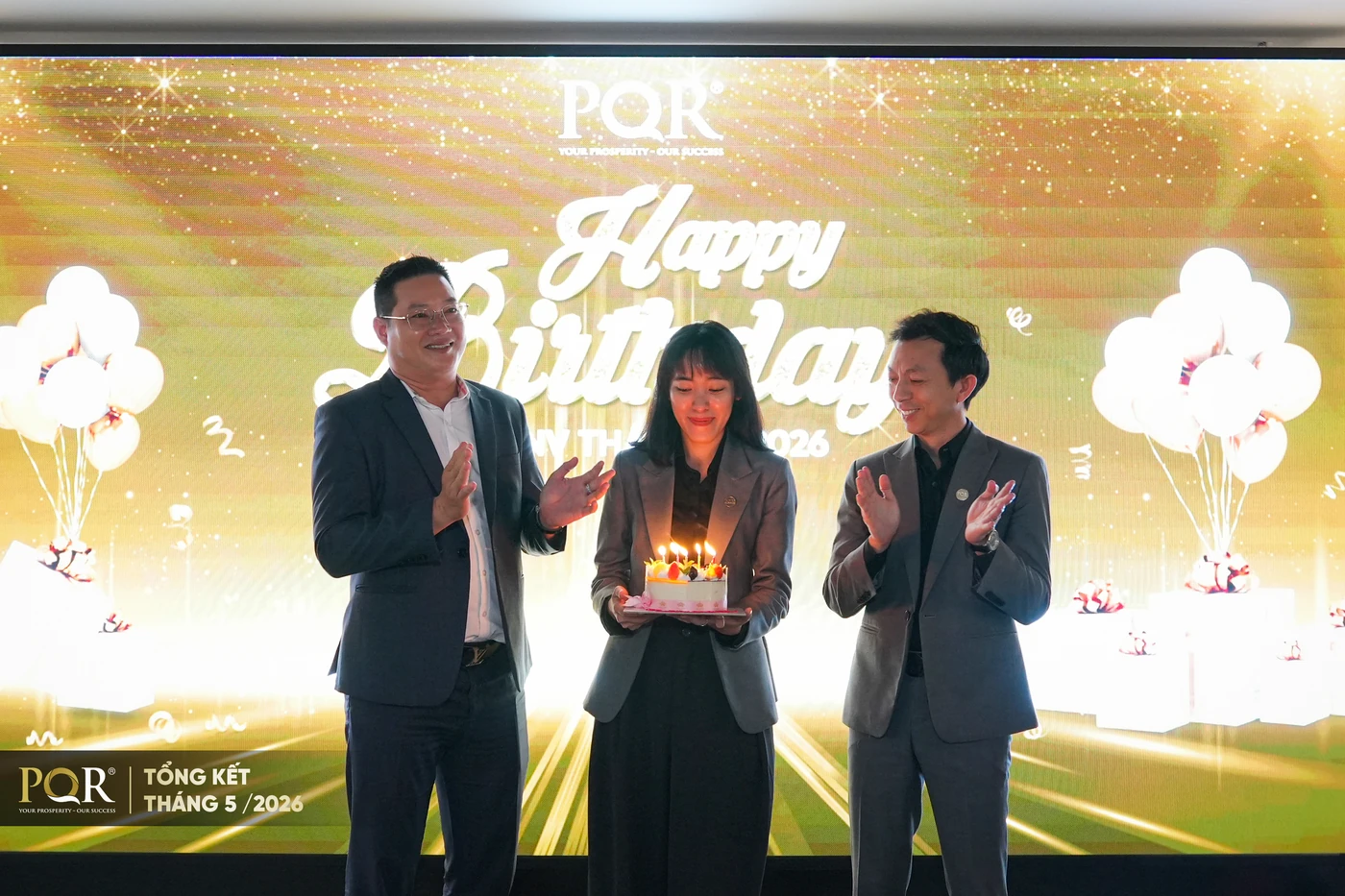 Chúc mừng sinh nhật thành viên PQR tháng 6/2026 tại trụ sở TP.HCM
