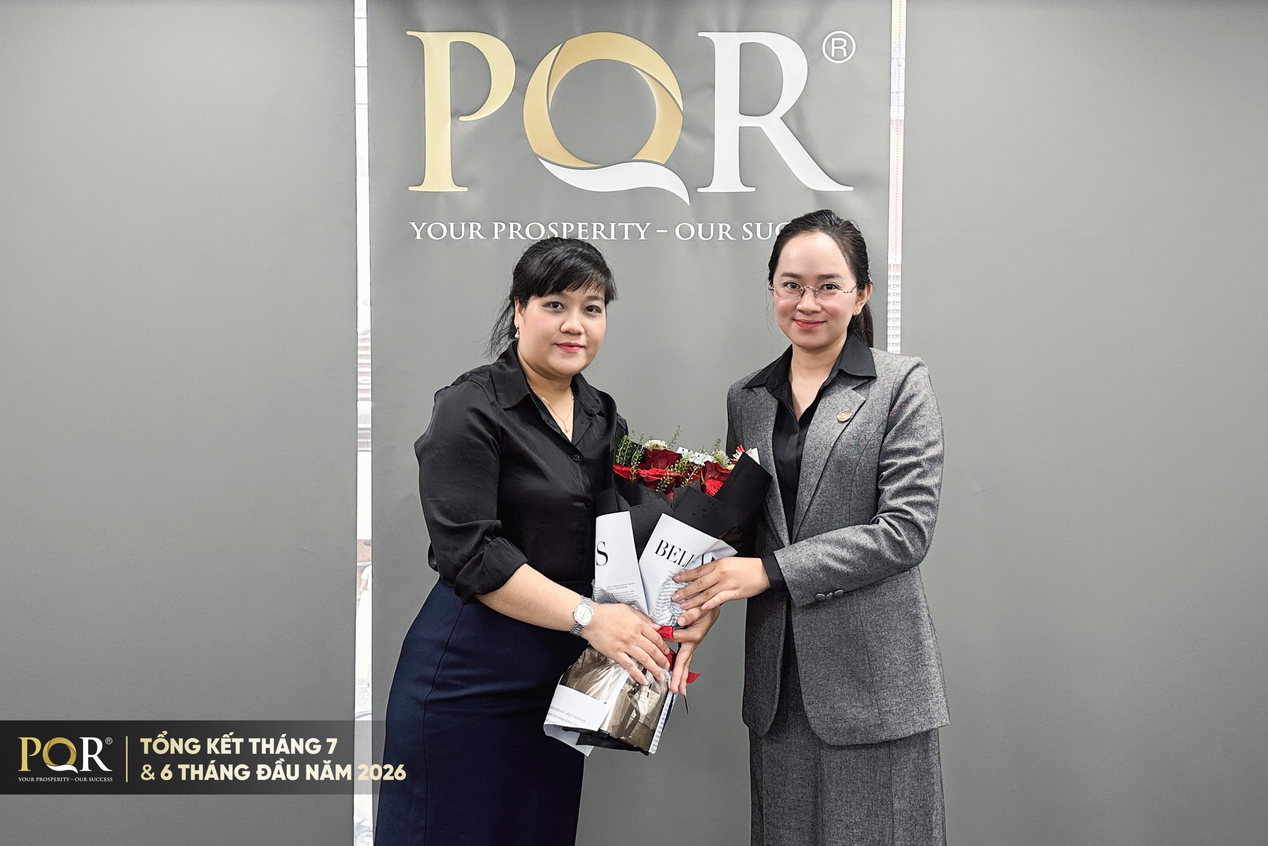 Chúc mừng Tân Quản lý chị Nguyễn Thị Mỹ Thương - Quyền Trưởng phòng Kinh doanh, Văn phòng PQR.NT